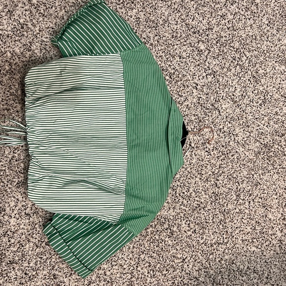 Zara Contrasting striped poplin shirt - Picture 3 of 3